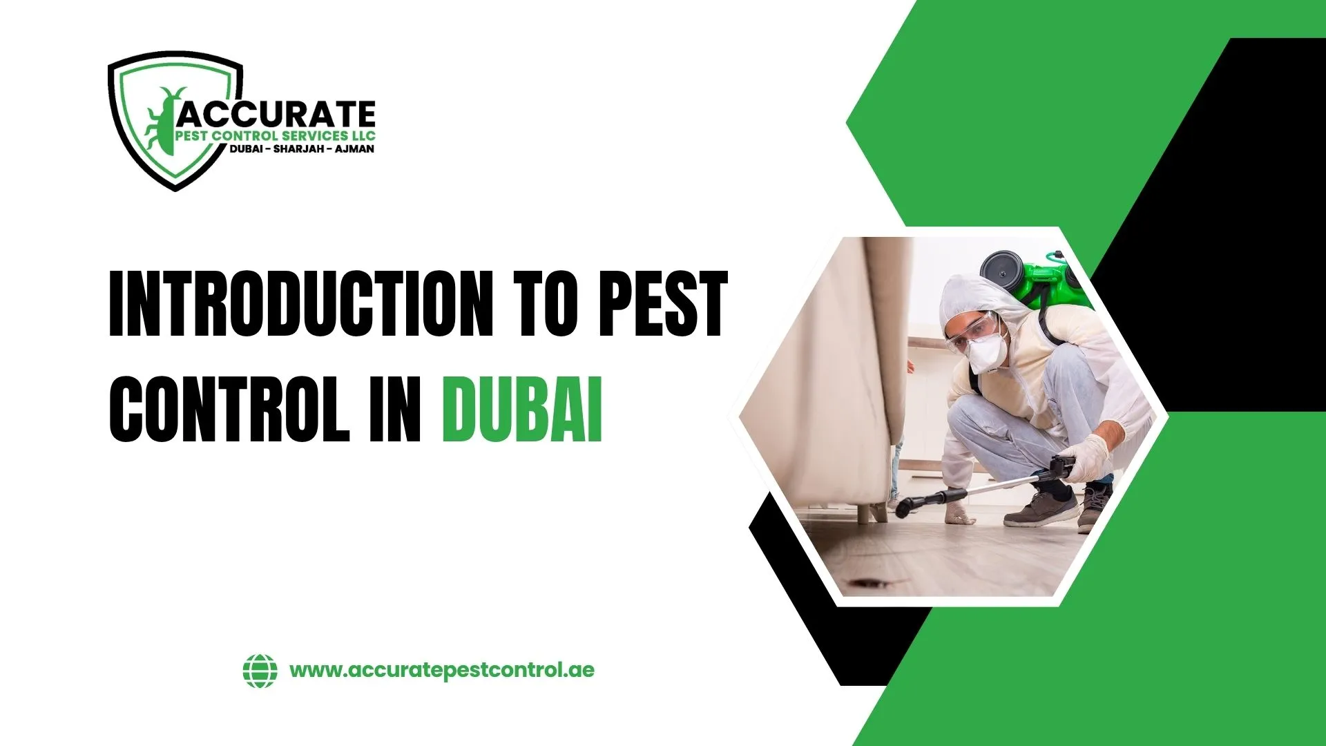 Technician applying Dubai Municipality pest control treatment inside a residential property