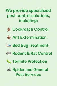 5 Reasons We’re the Best Pest Control Company in Dubai (2025) 8 We provide specialized pest control solutions